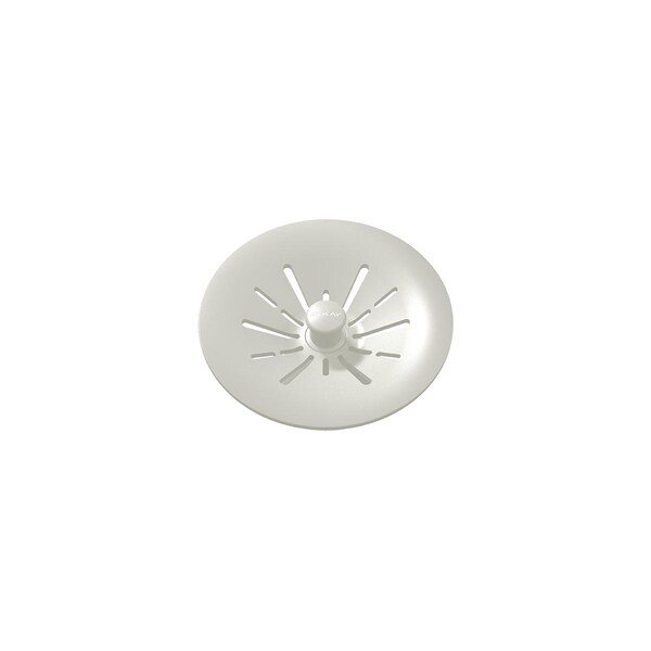 Quartz Perfect Drain 3-1/2" Removable Strainer, Parchment